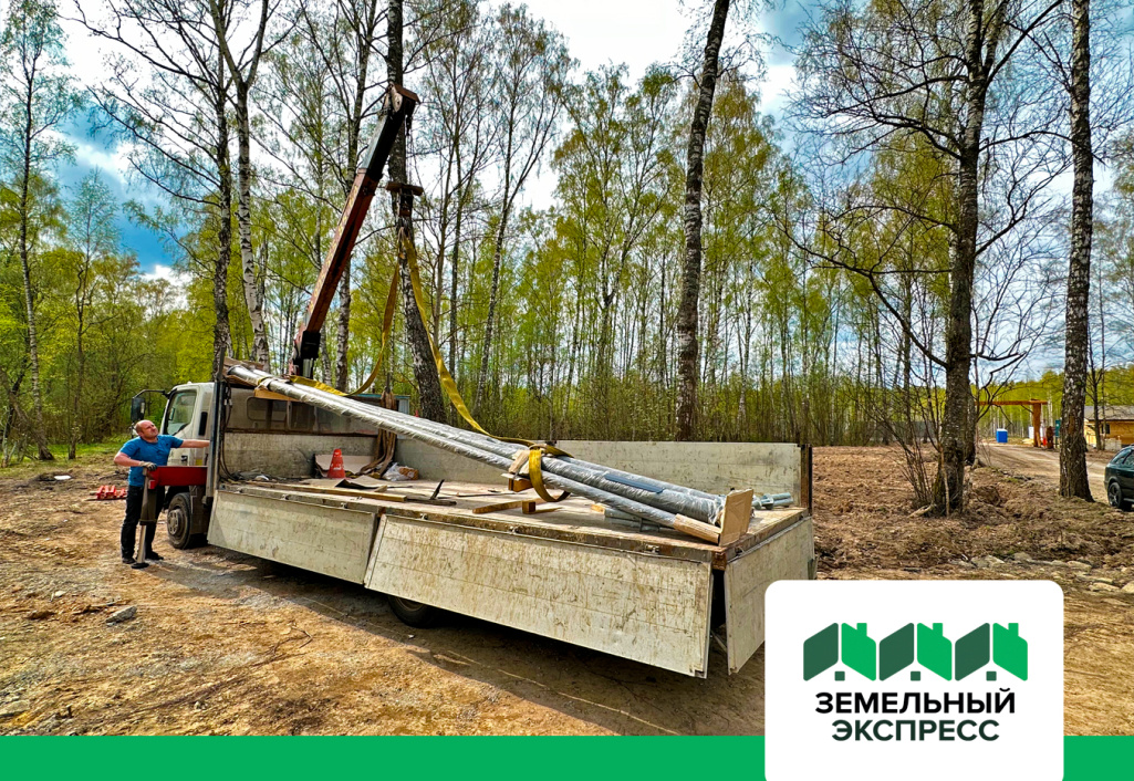 Освещение при въездной группе в поселке "Лесной остров"